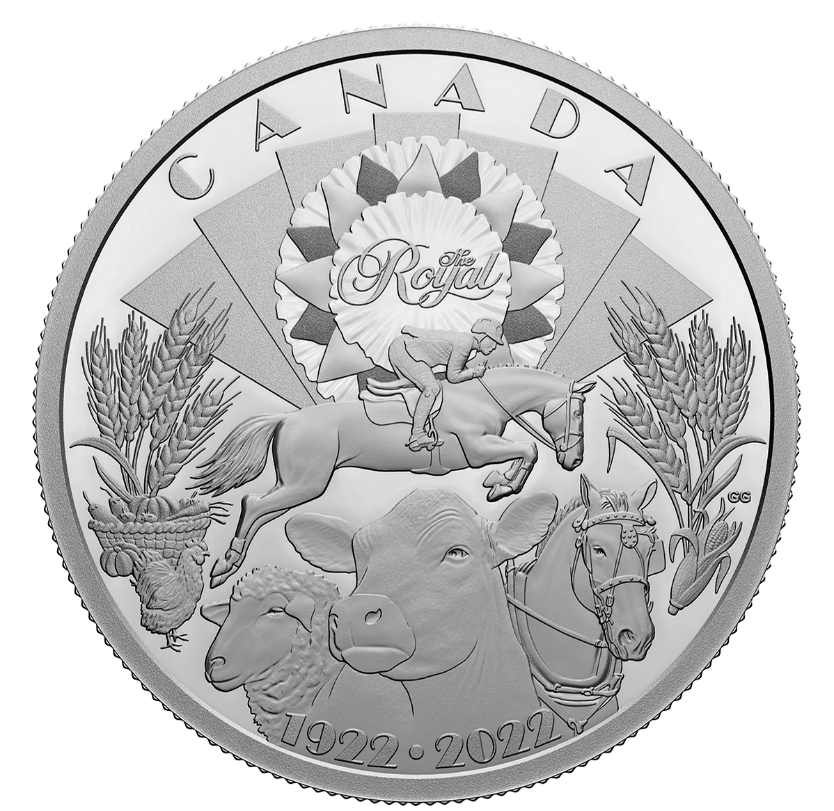 2 oz. Pure Silver Coin – 100th Anniversary of the Royal Agricultural Winter Fair