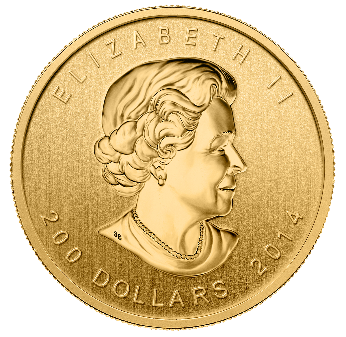 2014 1 oz. 99.999% Pure Gold "Call of the Wild" Coin 1: Howling Wolf (Bullion)