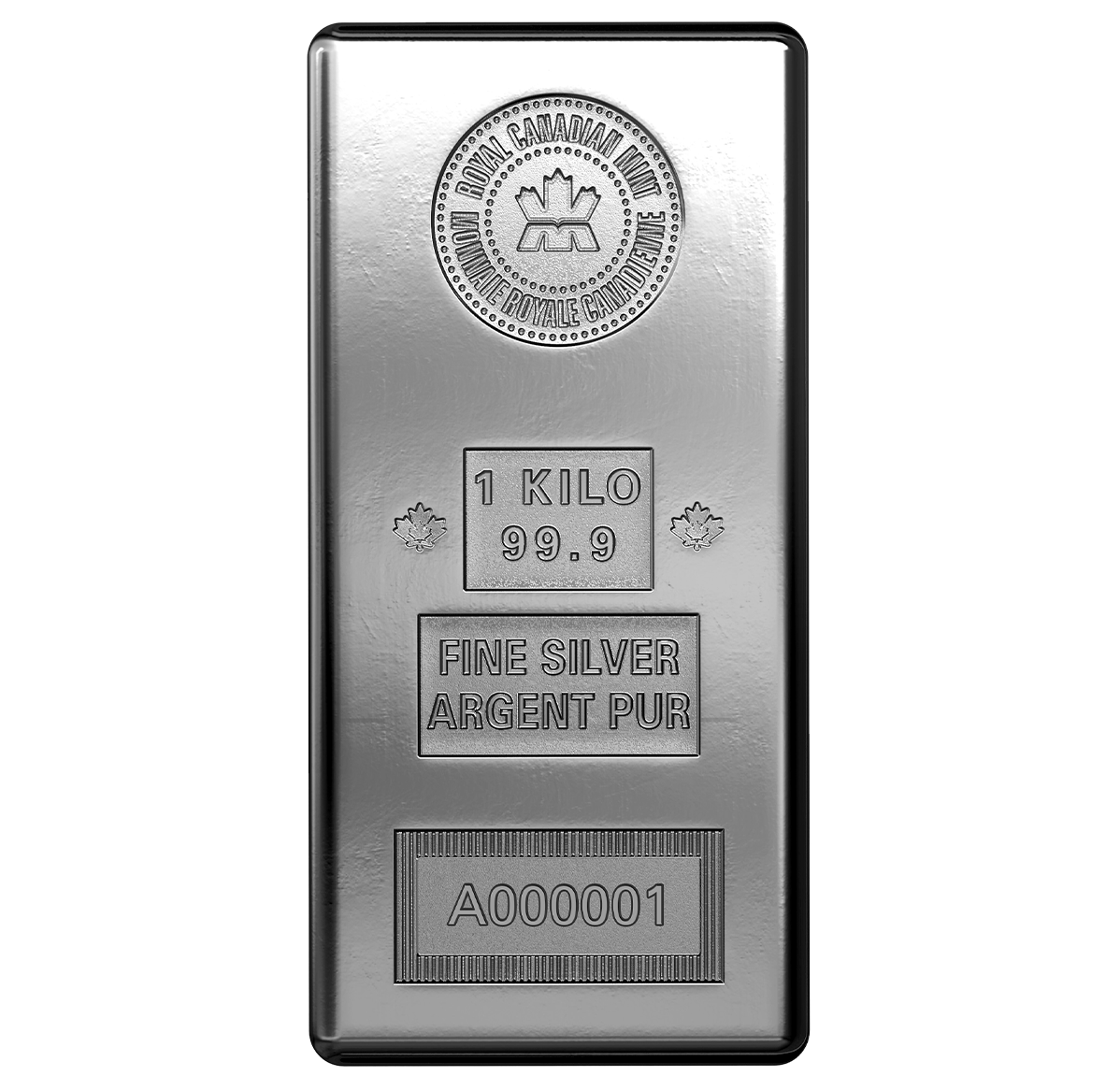 2020 1 Kilo 999 Pure Silver Bar (Bullion)